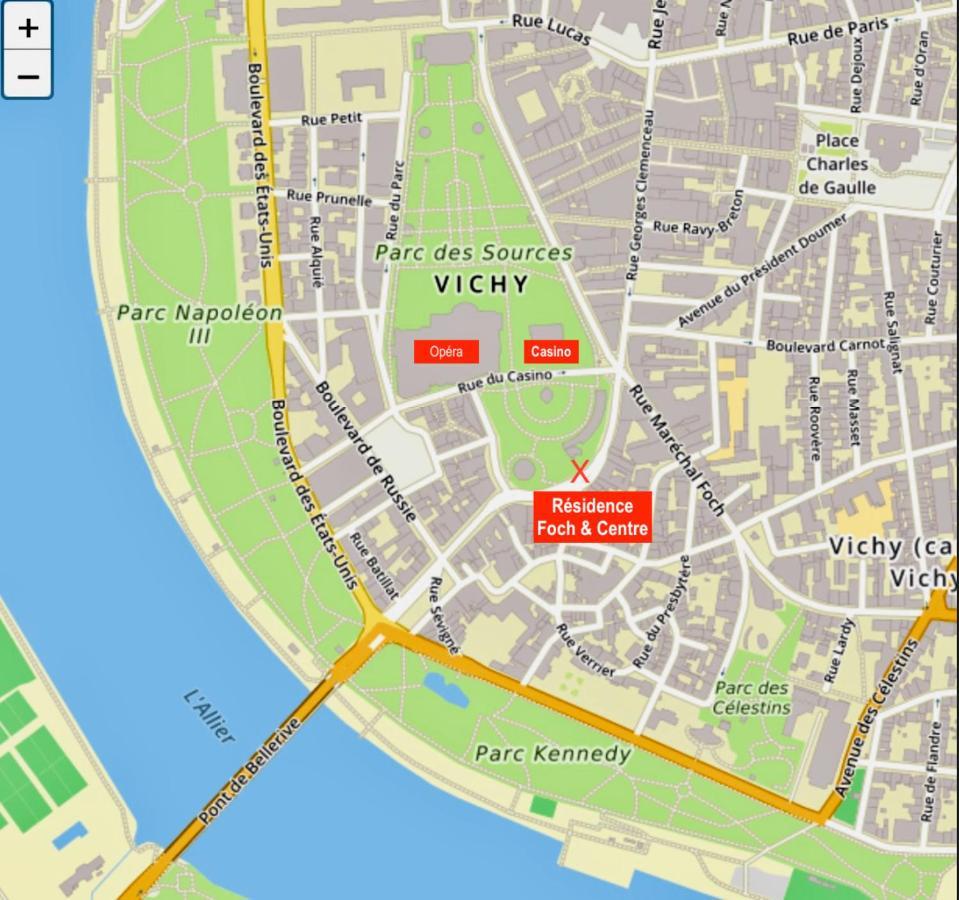 Le Vichy Centre, Spacieux Et Cosy T2 Avec Vue, Au Calme المظهر الخارجي الصورة