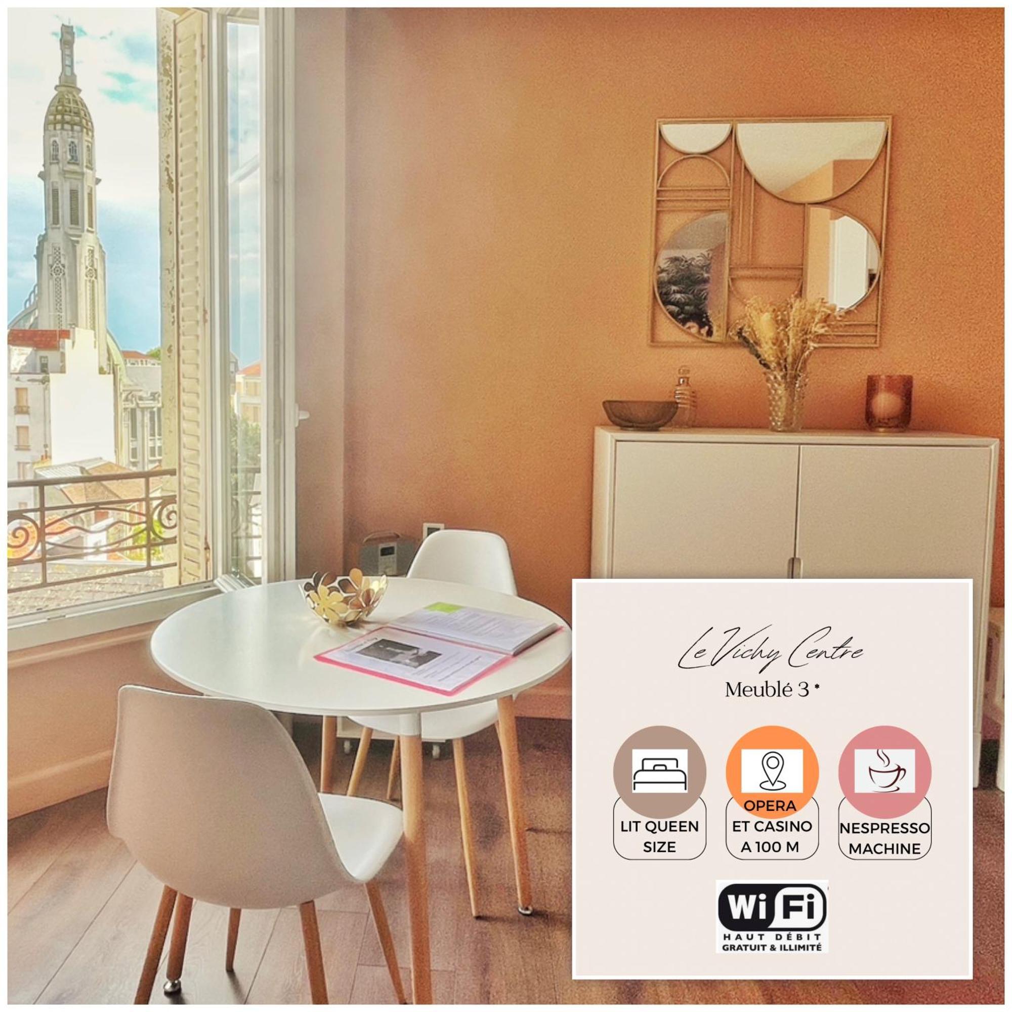Le Vichy Centre, Spacieux Et Cosy T2 Avec Vue, Au Calme المظهر الخارجي الصورة